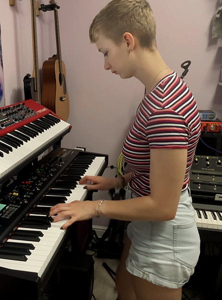 Home Studio piano practise and recording.