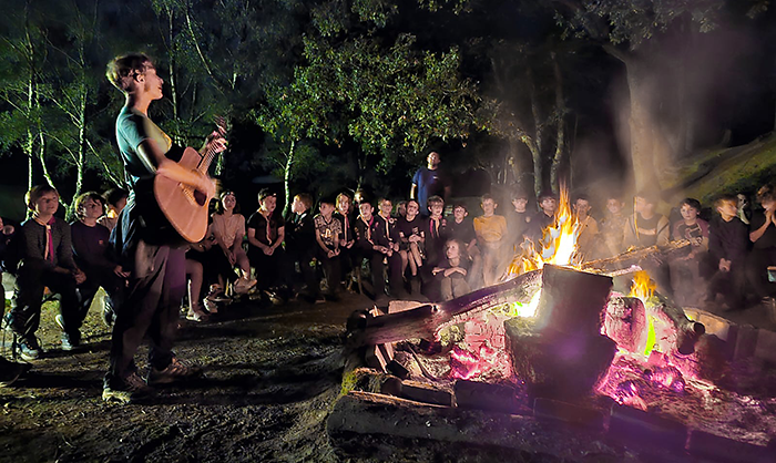 Zara campfire performance